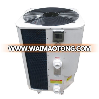 CE approved 13.5/18.5kw Vertical metal cabinet air source heat pump water heater able to combine with solar heater