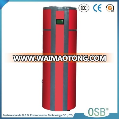 Wifi Control Ce Certified Domestic Hot Water Heat Pump Water Heater All In One Design Heat Pump 250 Litre Water Tank