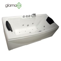 GM7137 glamue acrylic whirlpool bathtubs jacuzzi apollo massage bathtubs with whirlpool jacuzzi acrylic bathtub for indoor