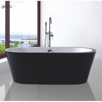 GM1317 glamue jacuzzi massage bathtubs freestanding acrylic bathtubs with jacuzzi whirlpool massage functions